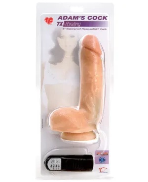 Adams Vibrating Cock - White