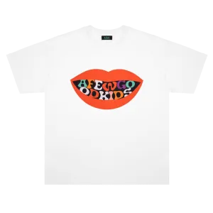 AFGK : Logo In Mouth Tee White