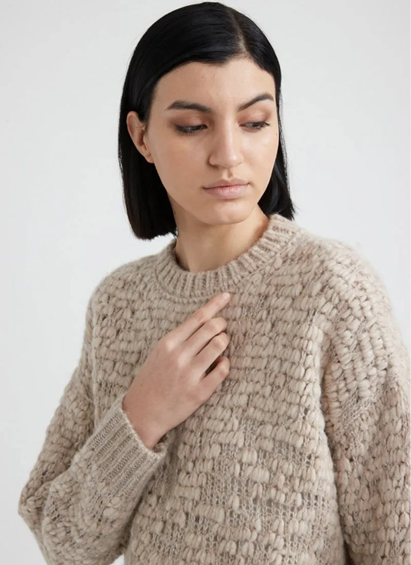 Alpaca Wool-Blend Sweater