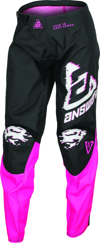 Answer 23.5 Syncron Meltdown Pant Black/Magenta/Grey Womens Size - 14 Regular