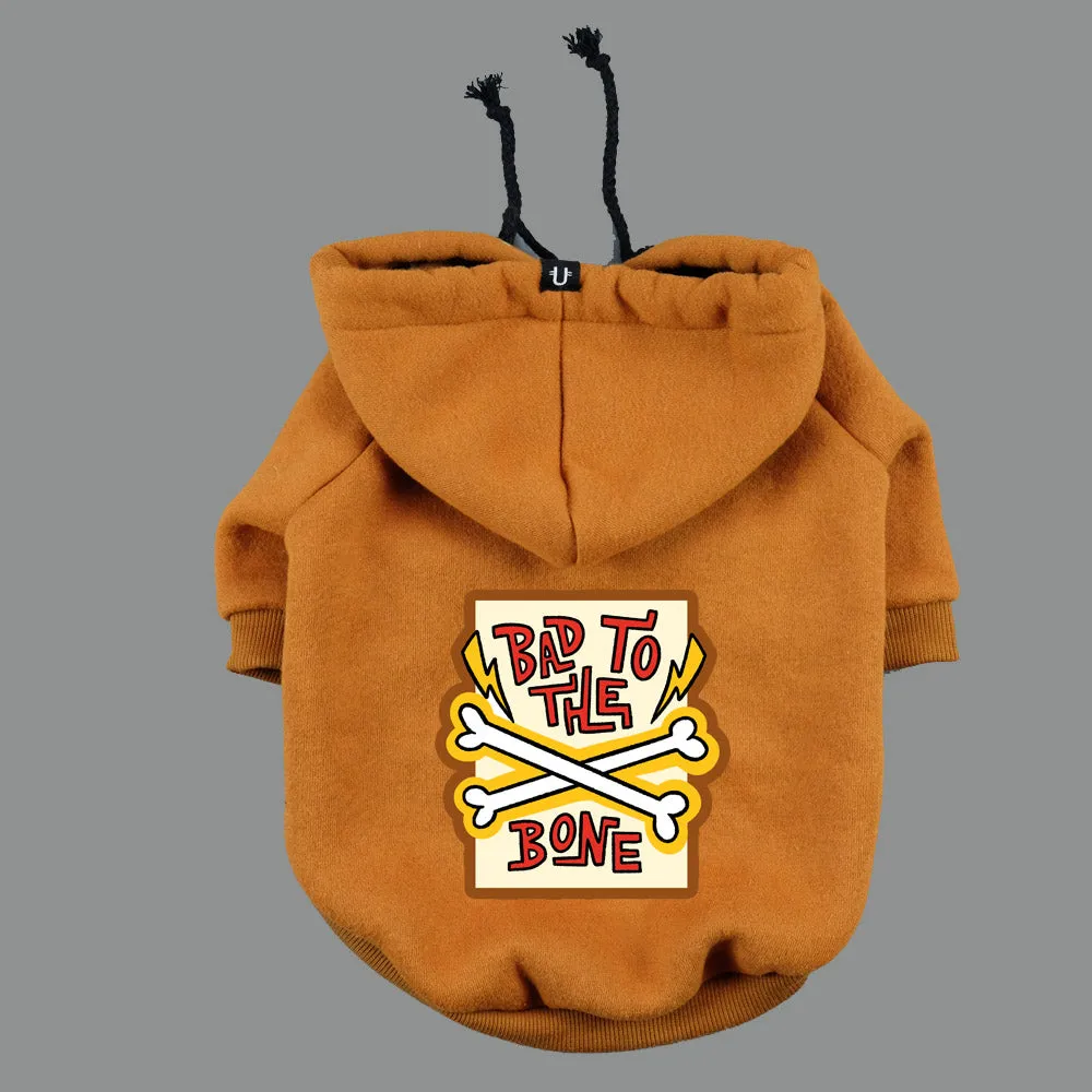 Bad to the Bone Dog Hoodie