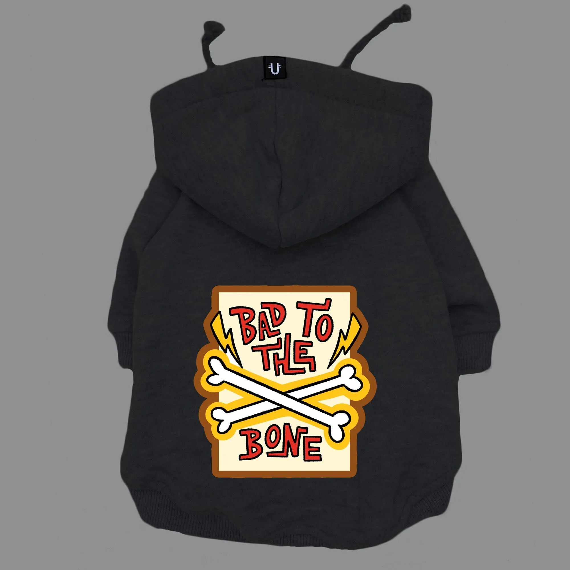 Bad to the Bone Dog Hoodie