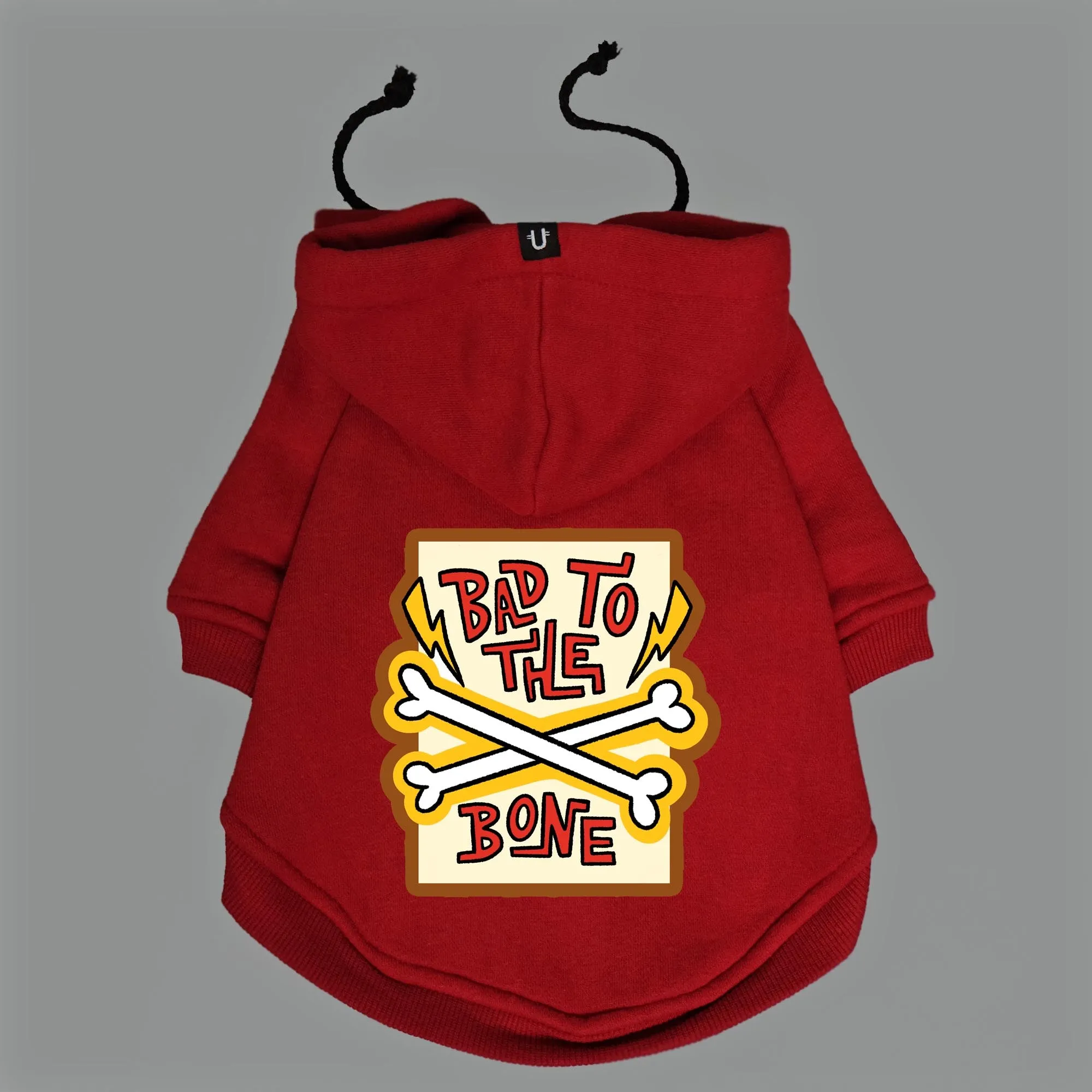 Bad to the Bone Dog Hoodie