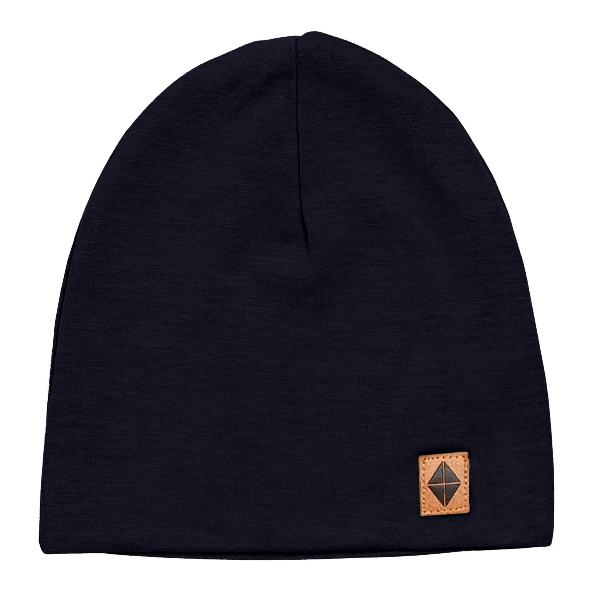 Bamboo Jersey Beanie in Midnight