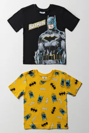 Batman 2 Pack T- Shirt Black