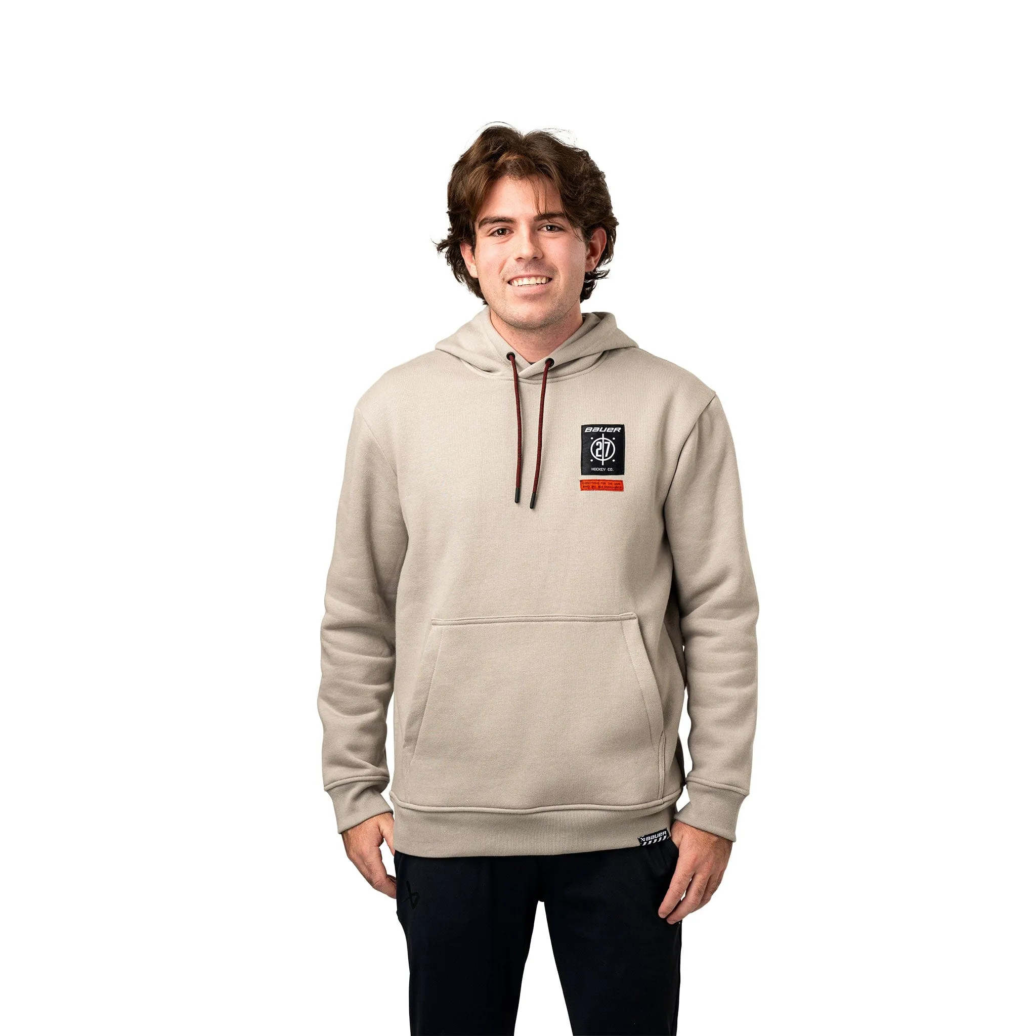 Bauer Fleeced Lined Hoody - Grey