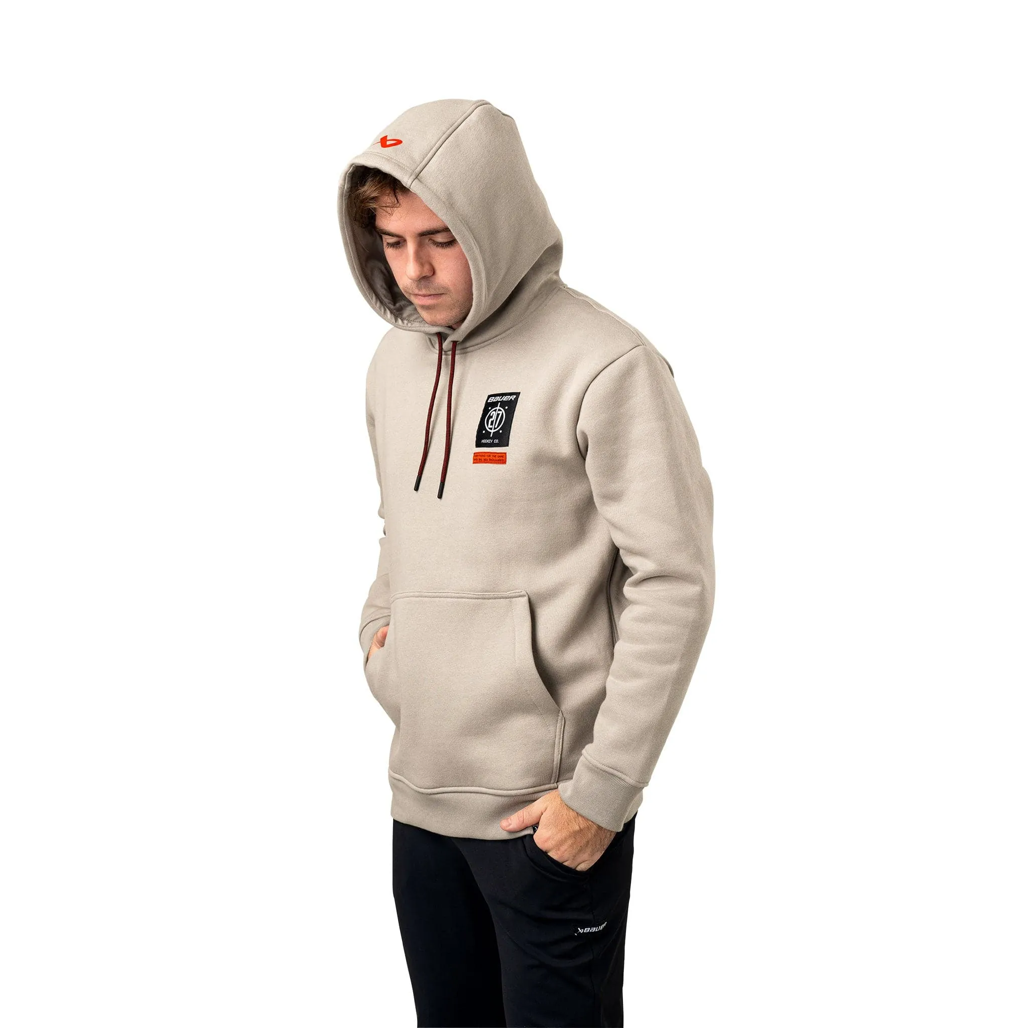 Bauer Fleeced Lined Hoody - Grey