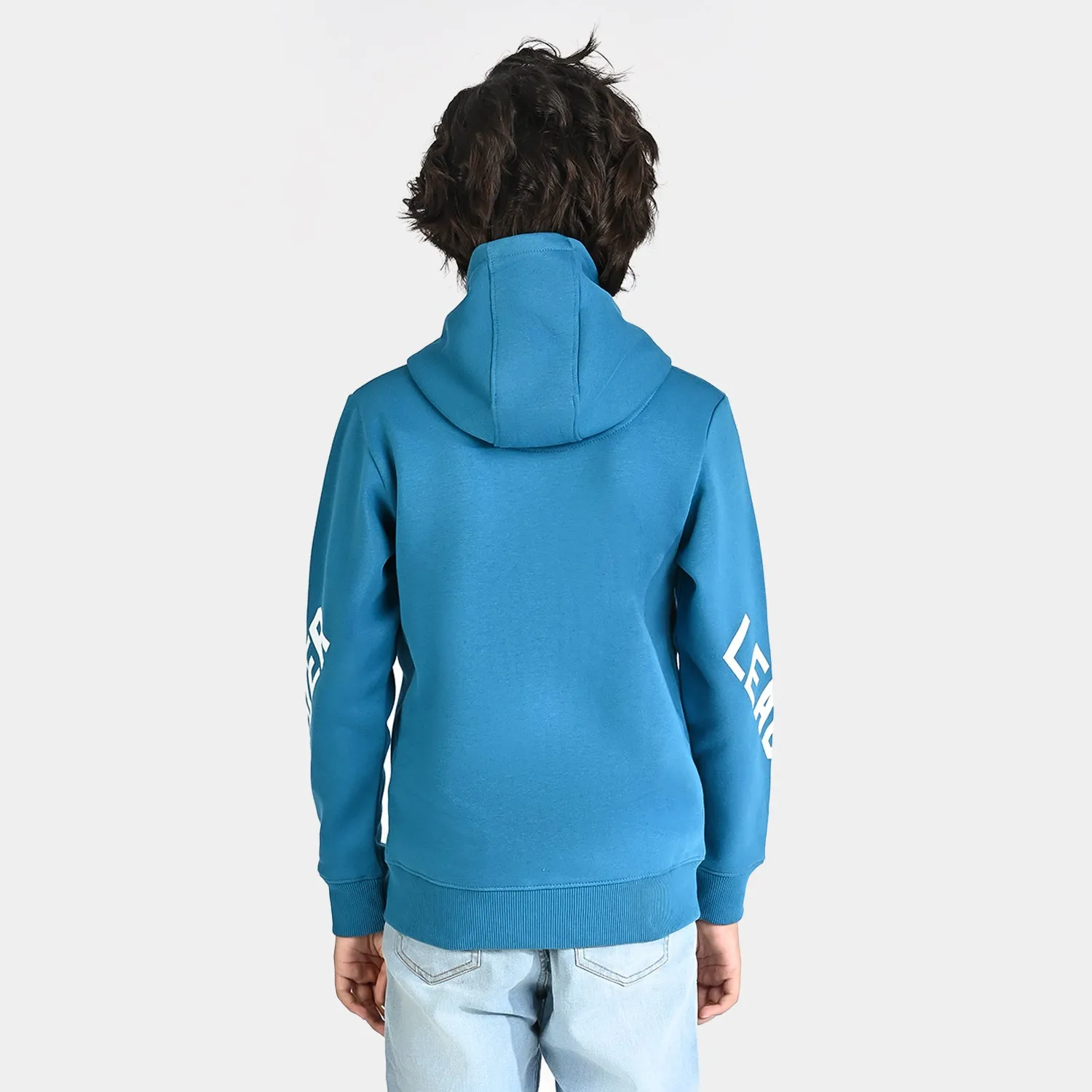 Boys Fleece Knitted Jacket Lead