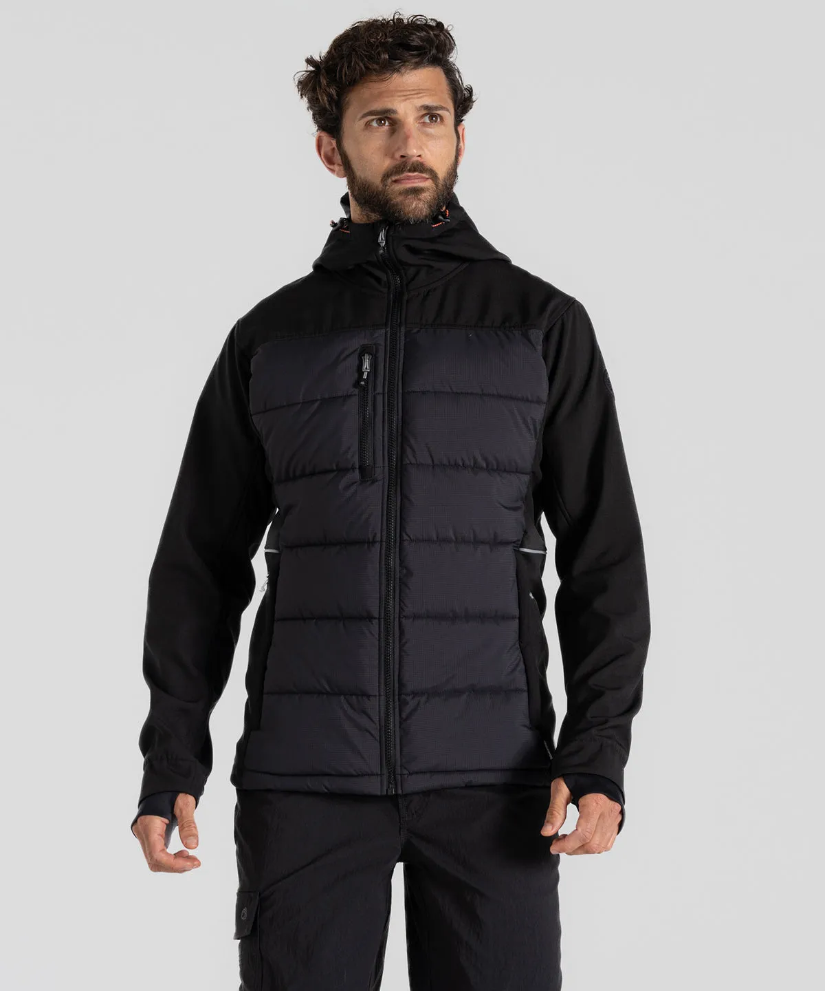 Castleford hybrid workwear jacket | Black