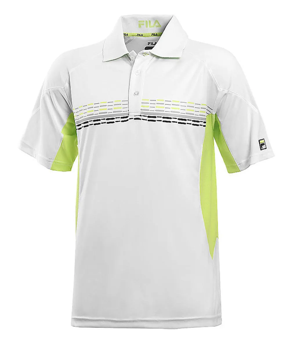 Center Court Printed Polo Shirt by Fila