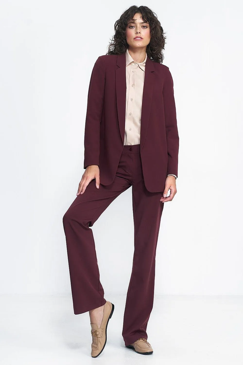 Chic Unbuttoned Blazer for Modern Elegance