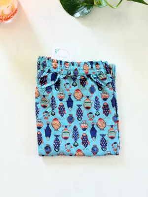 Cotton Pajama Pants Women - Marine Melodies