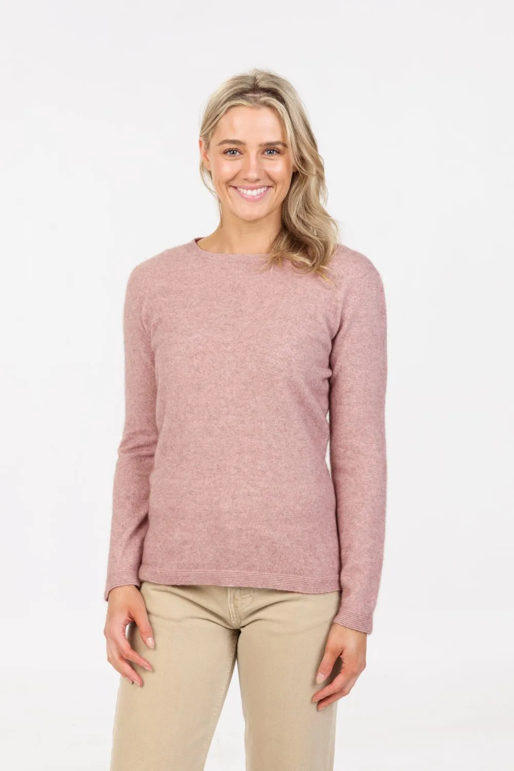 CREW NECK PLAIN SWEATER