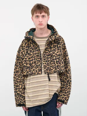 Cross Leopard Gale Parka (K2303LJ042-BROWN)