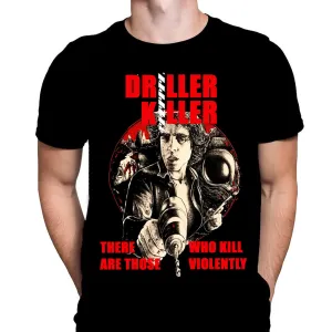 DRILLER KILLER - Classic B-Movie Art - T-Shirt