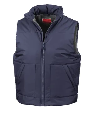 Fleece-lined bodywarmer | Navy