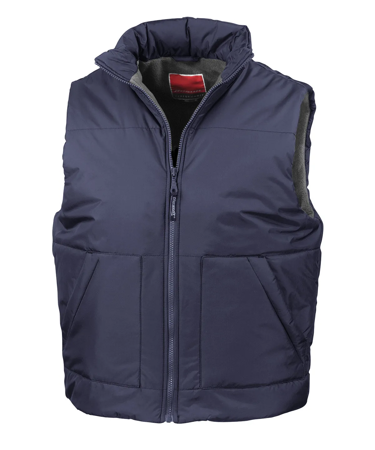 Fleece-lined bodywarmer | Navy