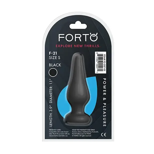 Forto F-21 Tear Drop Silicone Anal Plug