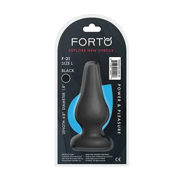 Forto F-21 Tear Drop Silicone Anal Plug