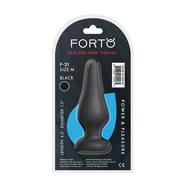 Forto F-21 Tear Drop Silicone Anal Plug