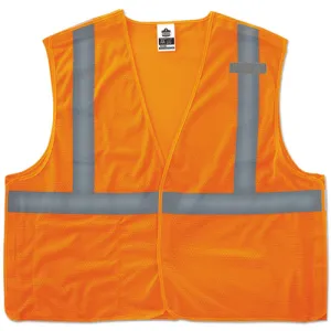 Glowear 8215ba Type R Class 2 Econo Breakaway Mesh Vest, Large To X-large, Orange