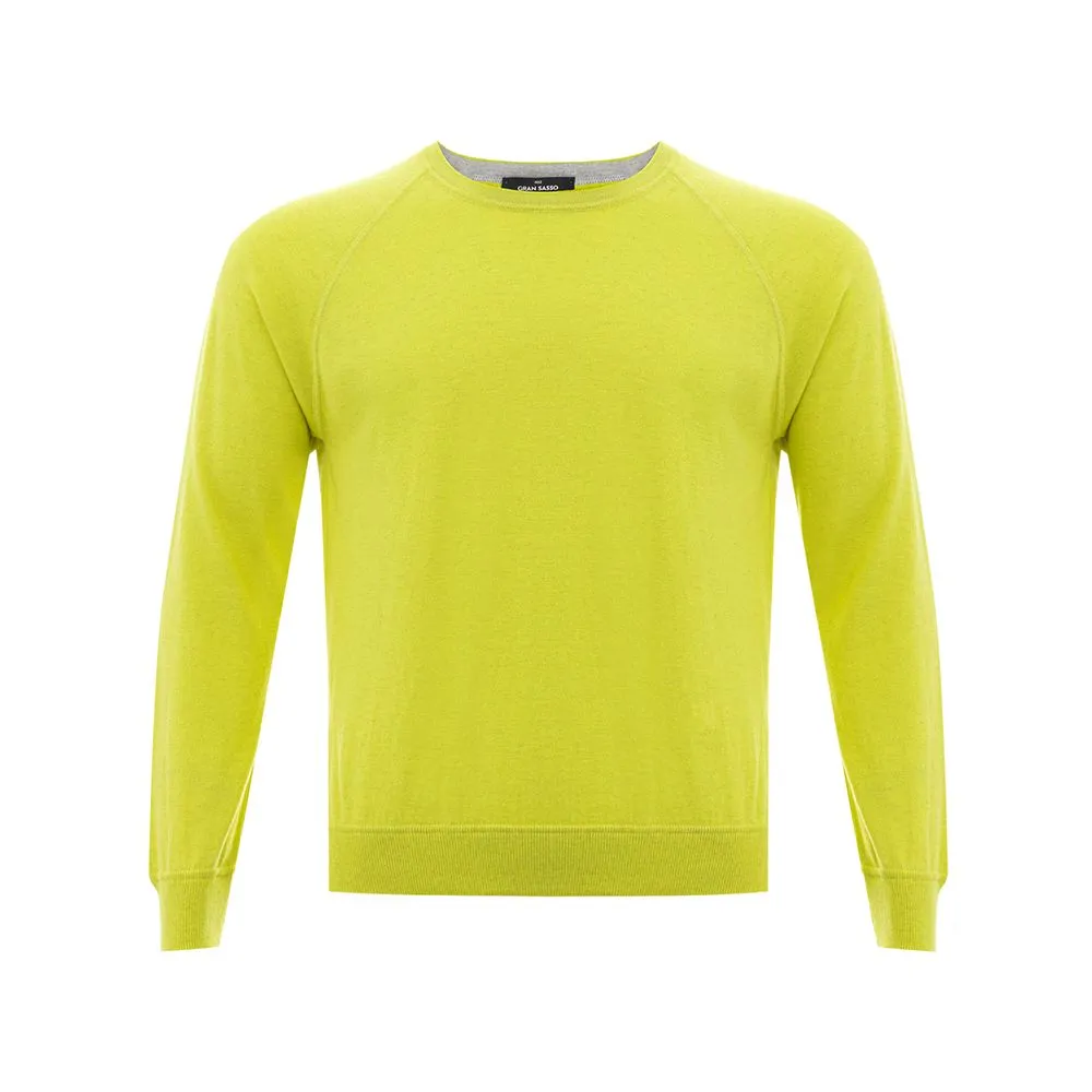 Gran Sasso Sunny Yellow Italian Cotton Sweater