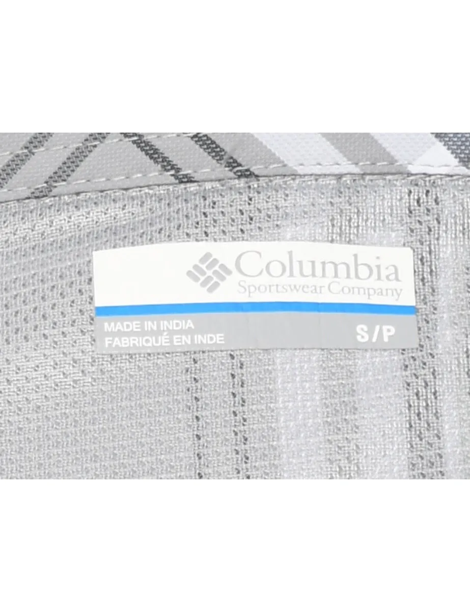 Grey & White Columbia Checked Shirt - S