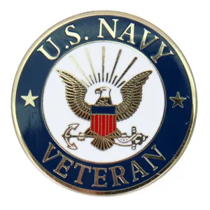 Hot Leathers Us Navy Veteran Pin