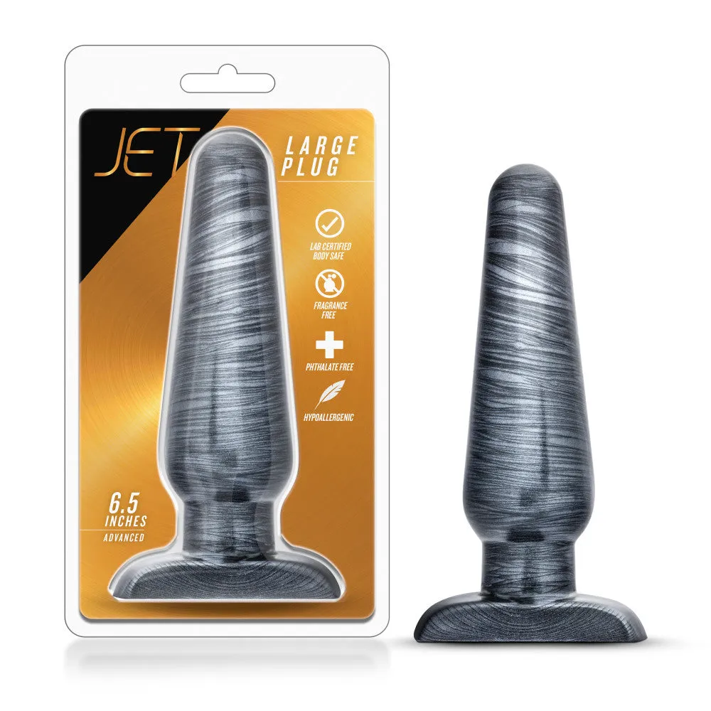 Jet By Blush® | Carbon Metallic Black 6.5-Inch Anal Plug