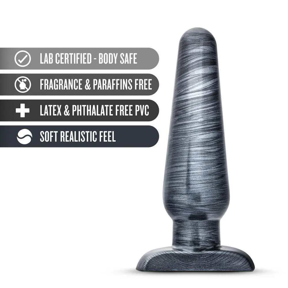 Jet By Blush® | Carbon Metallic Black 6.5-Inch Anal Plug