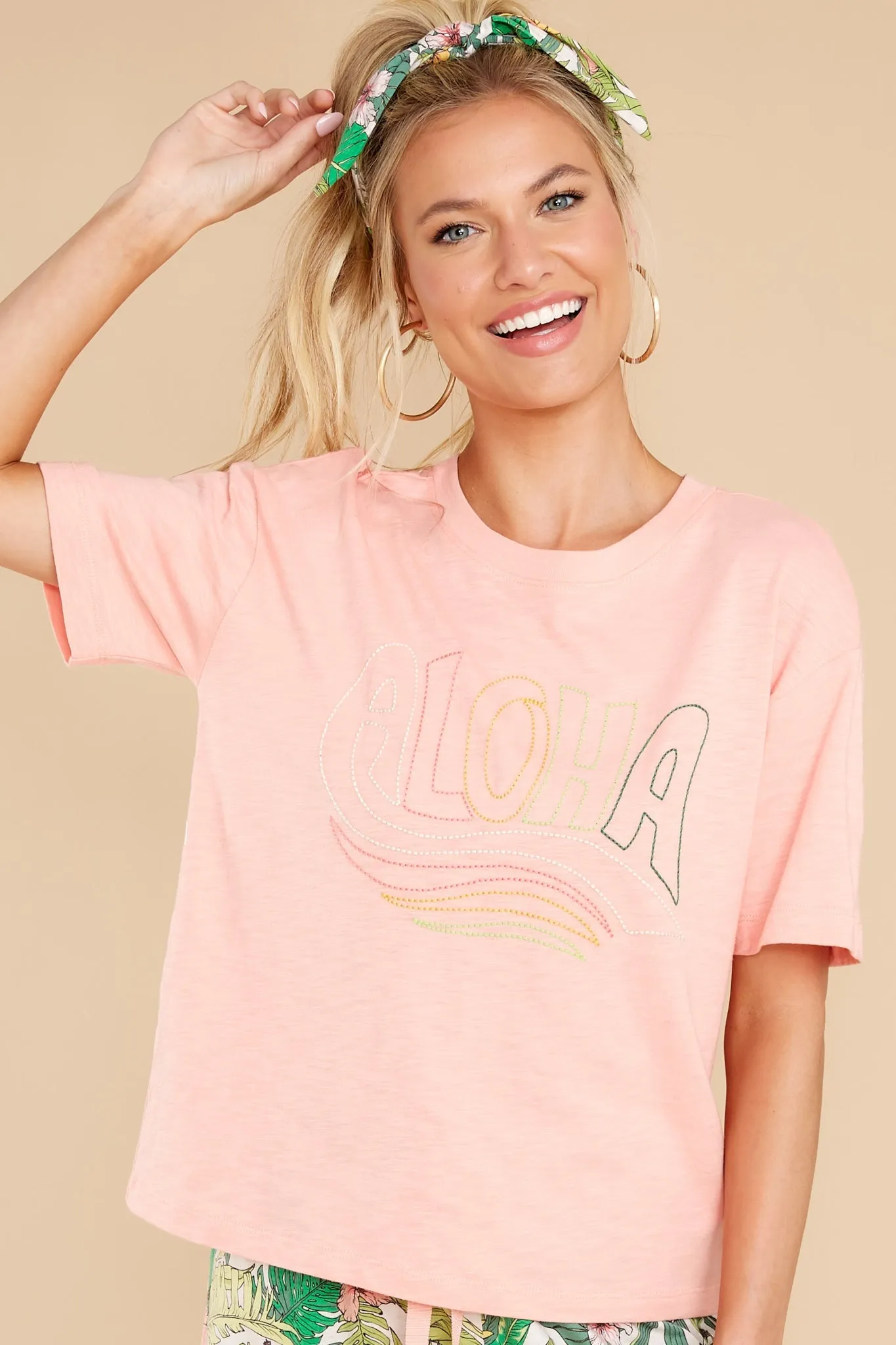 Playful Prints Sherbet Short Sleeve Tee