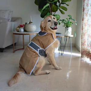 PoochMate Camel Square Winter Dog Jacket