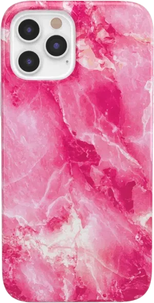 Pretty in Pink | Hot Pink Marble Case