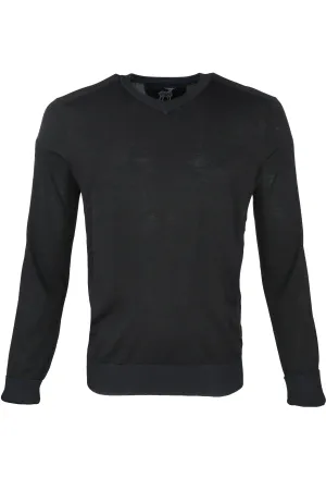 Raffi "The Ricky" V-neck Sweater Black