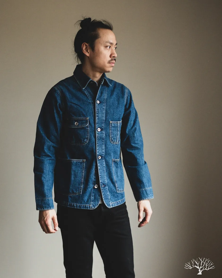 Railway Jacket - Organic 13oz Indigo Denim 6x Wash