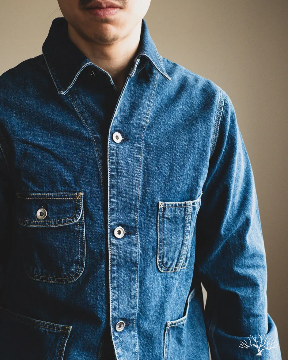 Railway Jacket - Organic 13oz Indigo Denim 6x Wash