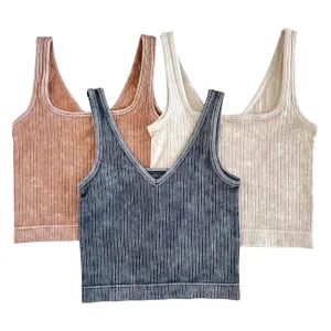 Reversible Cropped Tank