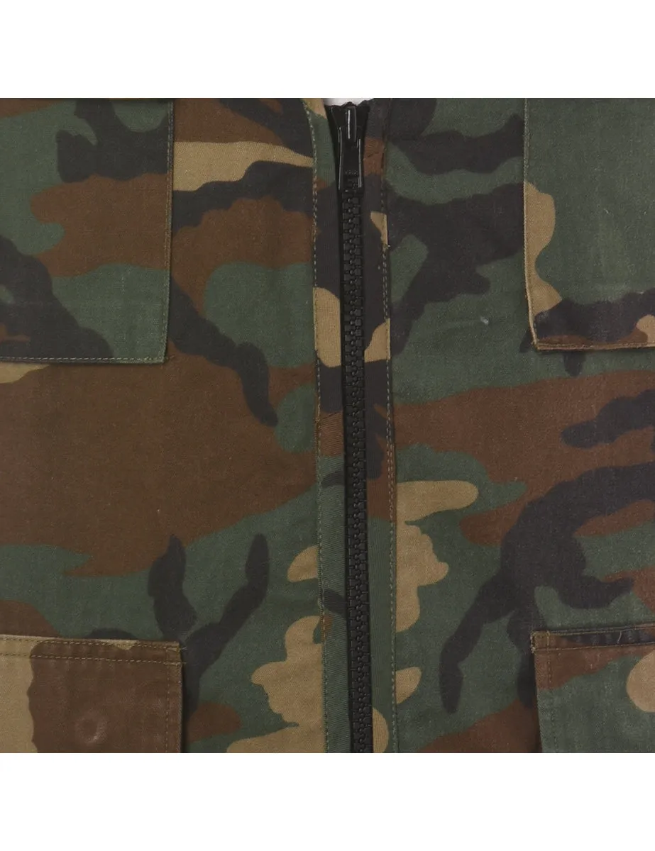 Reworked Jeff Camo Fisherman Utility Jacket - S