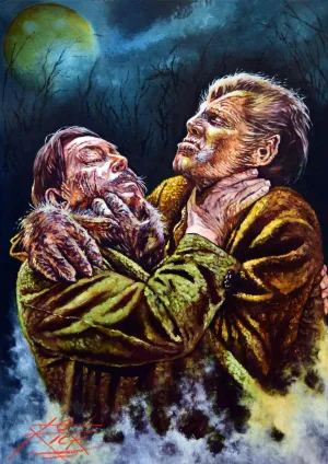 Rick Melton - Werewolf Of London - Classic Horror - Art Print