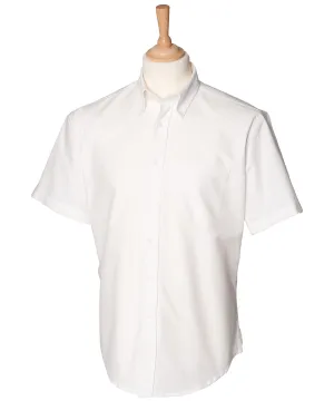 Short sleeve classic Oxford shirt | White