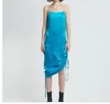 Stolen Girlfriends Club Bowery Slip Dress - Marine