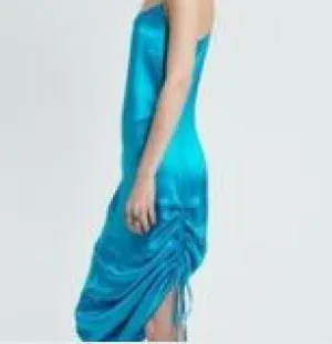 Stolen Girlfriends Club Bowery Slip Dress - Marine