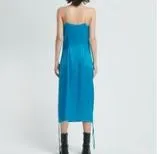 Stolen Girlfriends Club Bowery Slip Dress - Marine