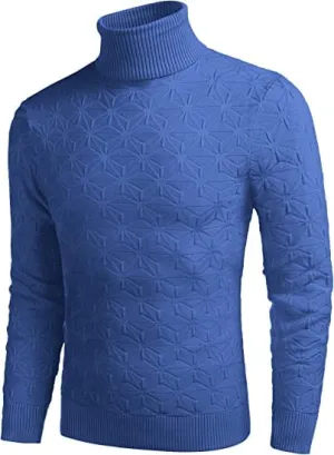 Stylish Slim Fit Turtleneck Pullover Sweater (US Only)