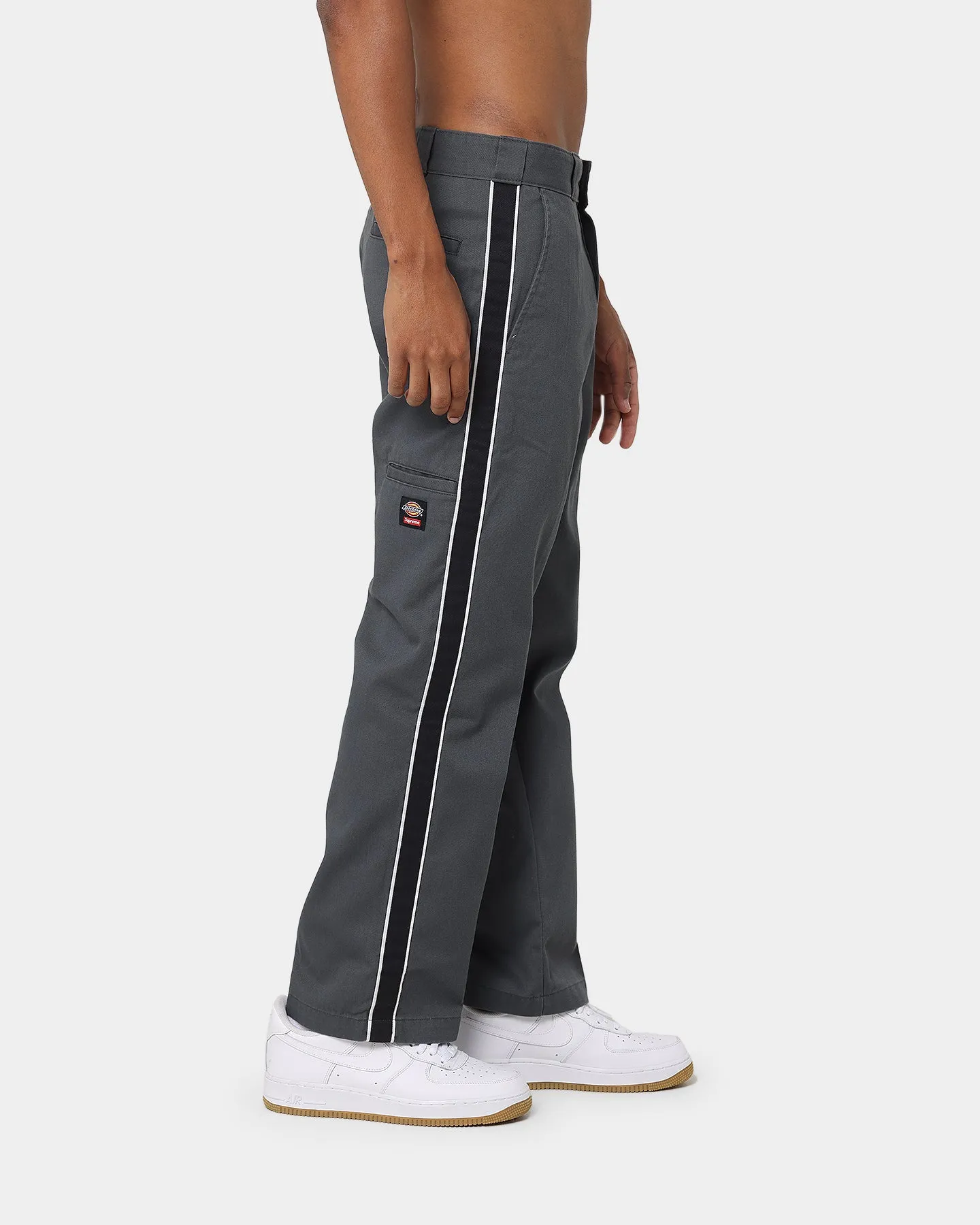 Supreme X Dickies Stripe 874 Pants Charcoal