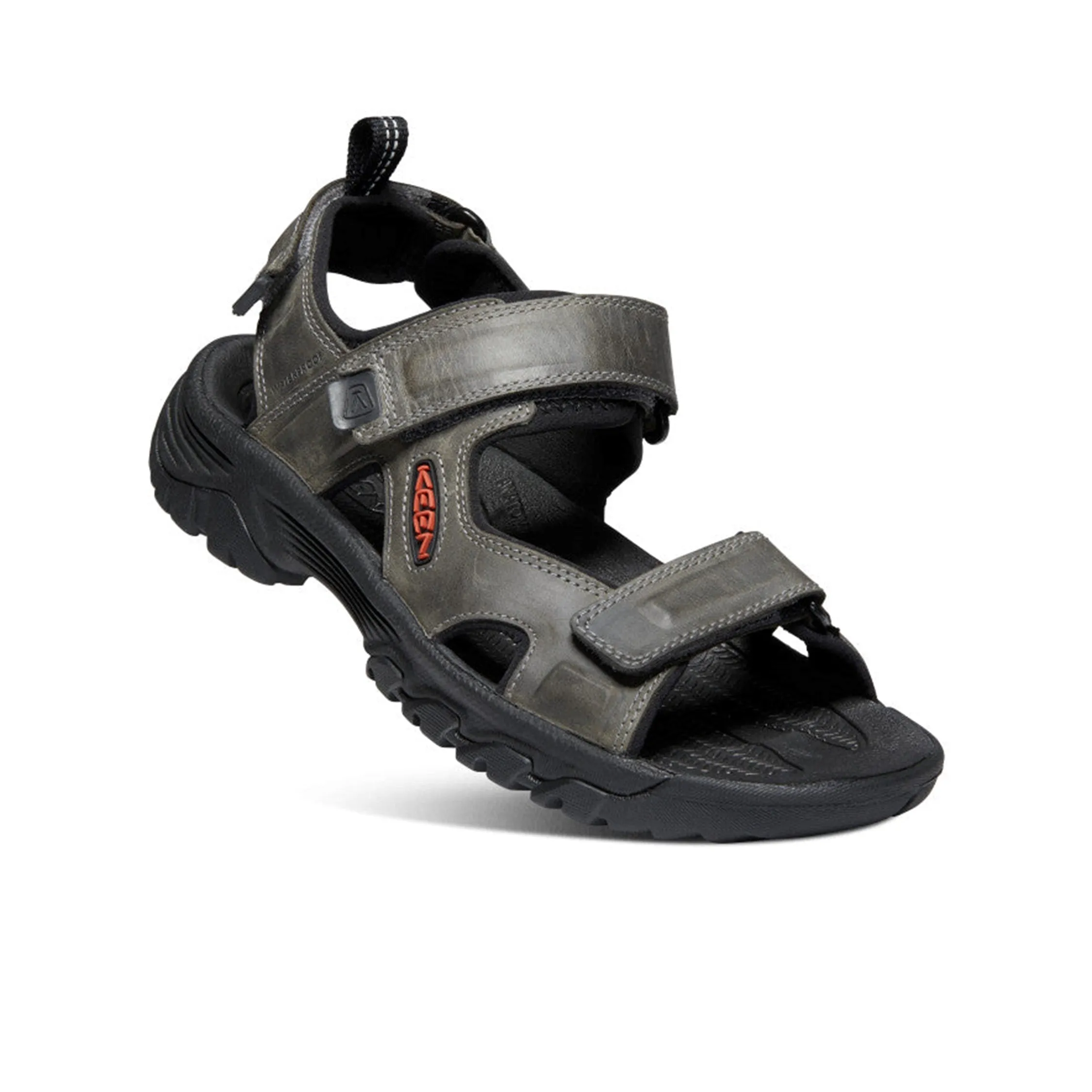 Targhee III Men's Open-Toe Sandal - Grey/Black