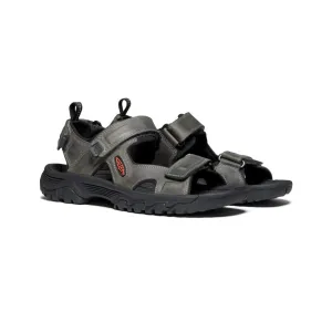 Targhee III Men's Open-Toe Sandal - Grey/Black