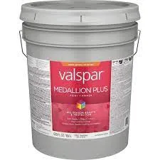 Valspar® Medallion® Plus Exterior Paint   Primer Semi-Gloss 5 Gallon Pastel Base