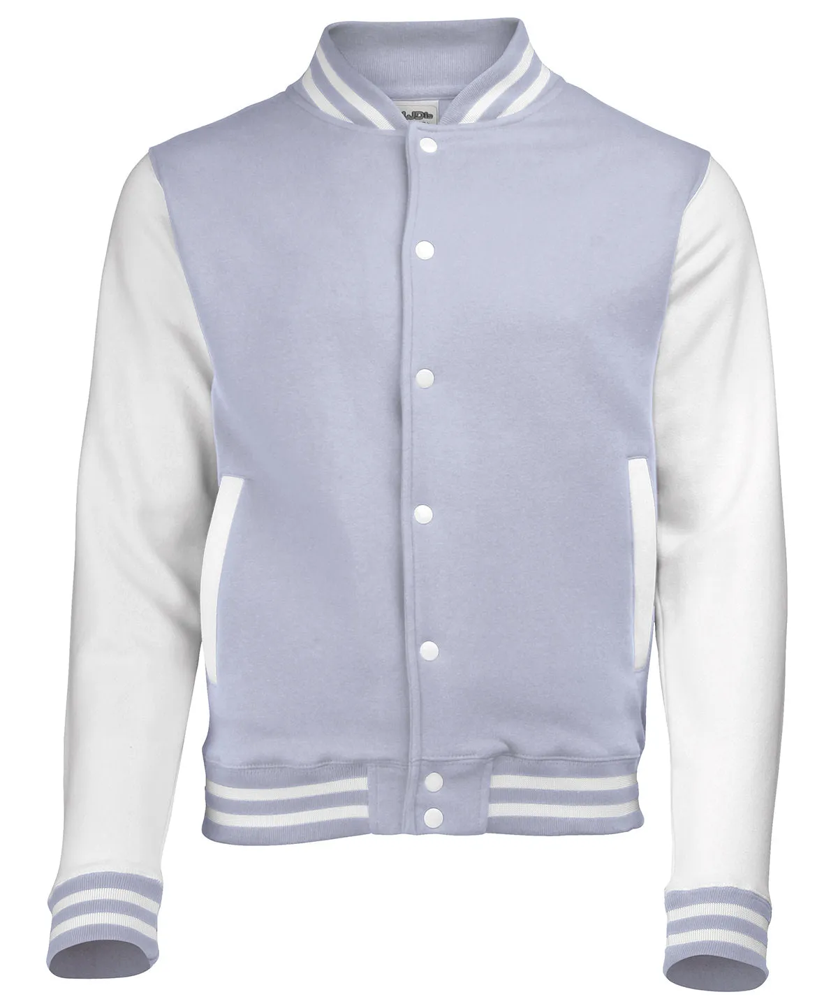 Varsity jacket | Heather Grey/White