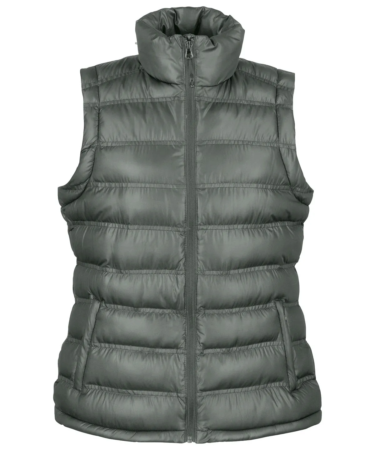 Womens ice bird padded gilet | Frost Grey